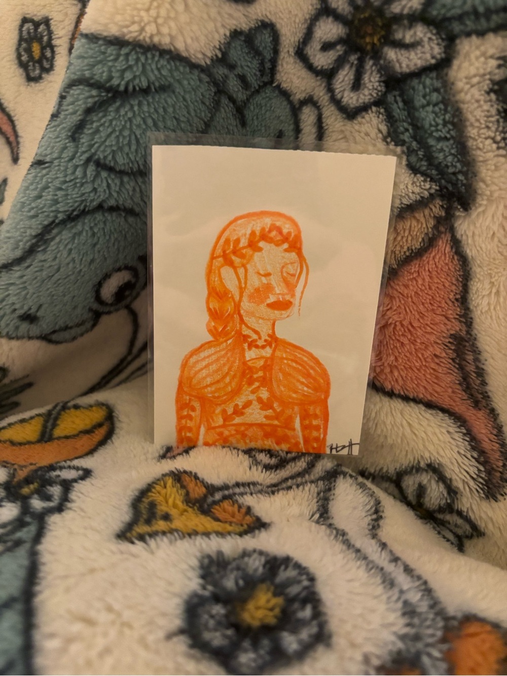 Original ACEO “Botanical Princess”